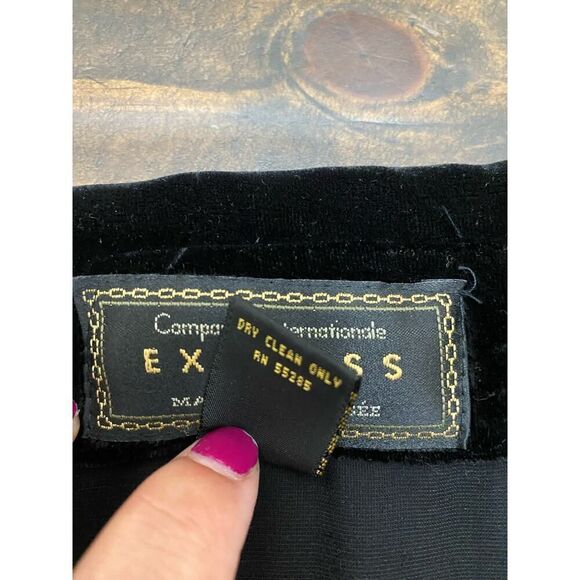 Campanie Internationale Express Rare Vintage Silk Velvet Oversized Buttoned - S - Picture 5 of 8